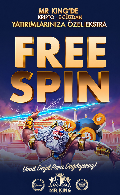 KRIPTO ve E-CÜZDAN ' a ÖZEL EKSTRA FREESPIN