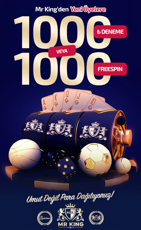 1000 TL veya 1000 Freespin Deneme Bonusu!